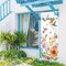 Welcome Butterfly Spring Door Cover Flower Butterfly Door Banner Cover Decorations Summer Banner Bird Flower Door Cover Spring Porch Sign Seasonal Party Decor for Indoor Outdoor Garden